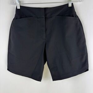 Puma Black Bermuda Women Shorts w/front and Back Pockets 50+ UPF -Size S